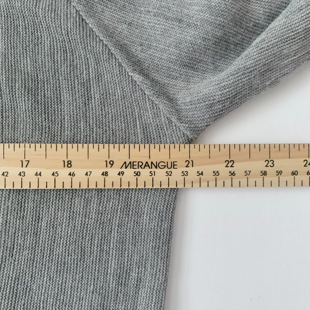 Vintage Arnold Palmer Cardigan Sweater Knit Grey Grandpa Minimalist Preppy 70s - Picture 10 of 11